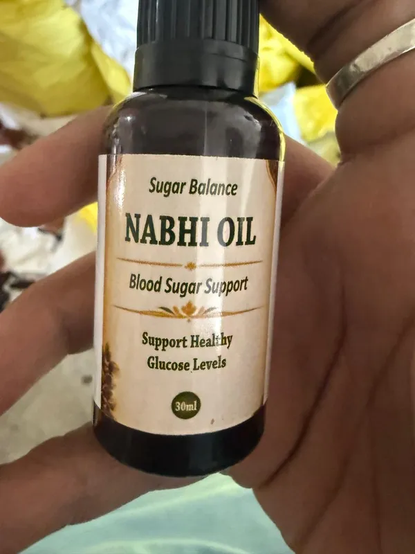 Sugar_Balance_Turmeric_Ginger_Blood_Sugar_Support_Nabhi_Oil_30Ml