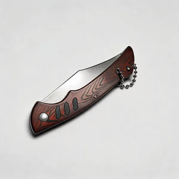 Wood_And_Metal_Folding_Pocket_Knife_With_Chain_-_Pack_Of_2