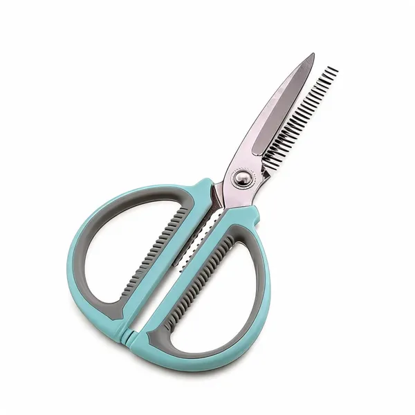 Light_Blue_Metal_Blade_Pet_Fur_Thinning_Grooming_Scissors_-_Pack_Of_2