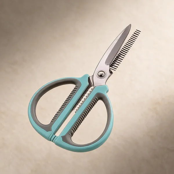 Light_Blue_Metal_Blade_Pet_Fur_Thinning_Grooming_Scissors_-_Pack_Of_2