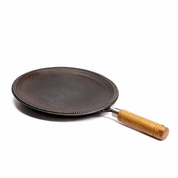 Metal_Traditional_Plain_Roti_Tawa_With_Wooden_Handle