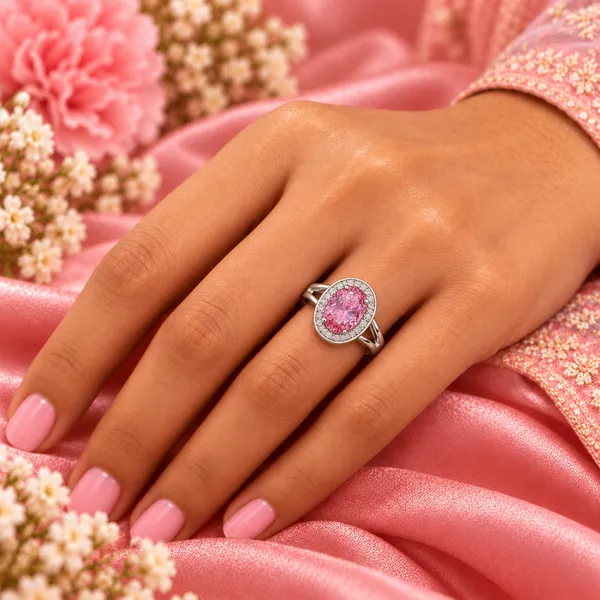 Pink_Oval_Halo_Ring_–_Split_Shank_Statement_Cocktail_Ring_for_Women