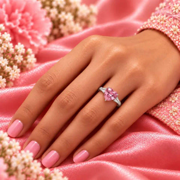 Elegant_Silver-Tone_Heart-Cut_Pink_Crystal_Ring_for_Women