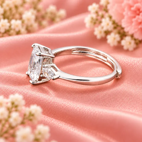 Elegant_Silver-Tone_Three-Stone_Radiant_Cut_Ring