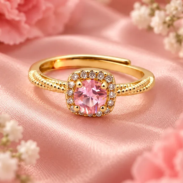 Elegant_Gold-Tone_Pink_Crystal_Halo_Statement_Ring
