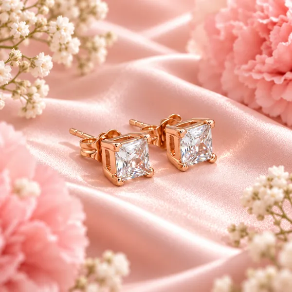 Elegant_Rose_Gold_Square_Stud_Earrings_with_Sparkling_Crystals