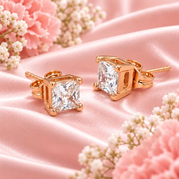 Elegant_Rose_Gold_Square_Stud_Earrings_with_Sparkling_Crystals
