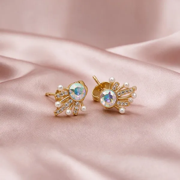 Gold_Stainless_Steel_Studs_For_Women