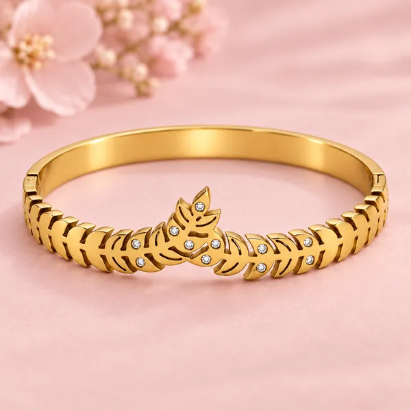 Golden_Leaf_Bangle_with_Sparkling_Stone_Accents