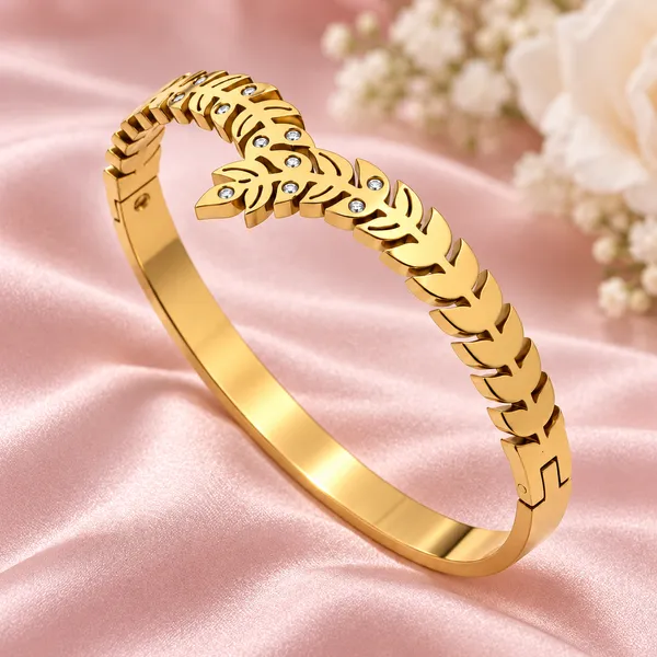 Golden_Leaf_Bangle_with_Sparkling_Stone_Accents