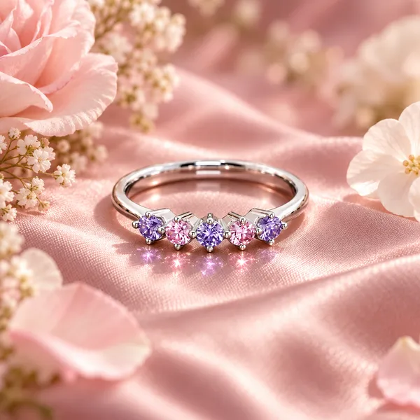 Elegant_Silver-Tone_Multi-Color_Crystal_Band_Ring