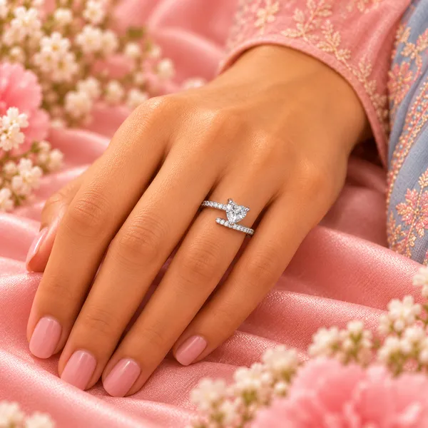 Heart-Shaped_Clear_Stone_Bypass_Ring_–_Adjustable_Silver-Tone_Pavé_Band