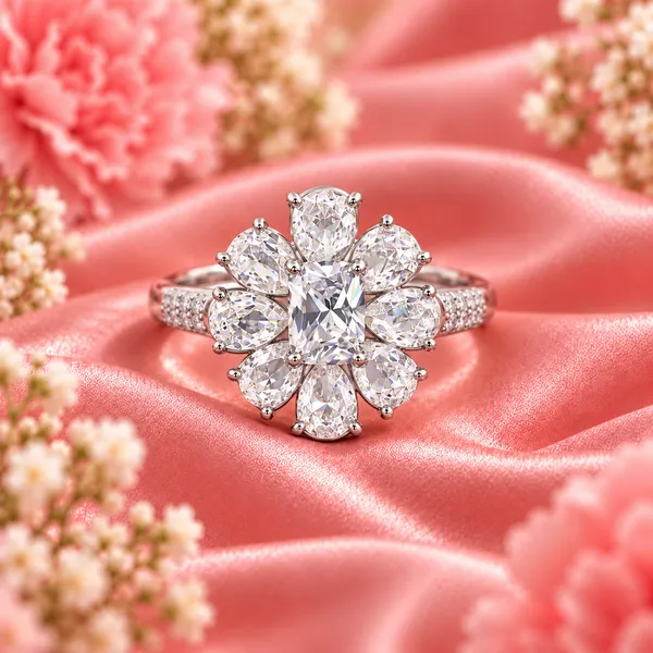 Floral_Cluster_Ring_–_Pear-Shaped_Petals_with_Pavé_Band,_Statement_Ring_for_Women