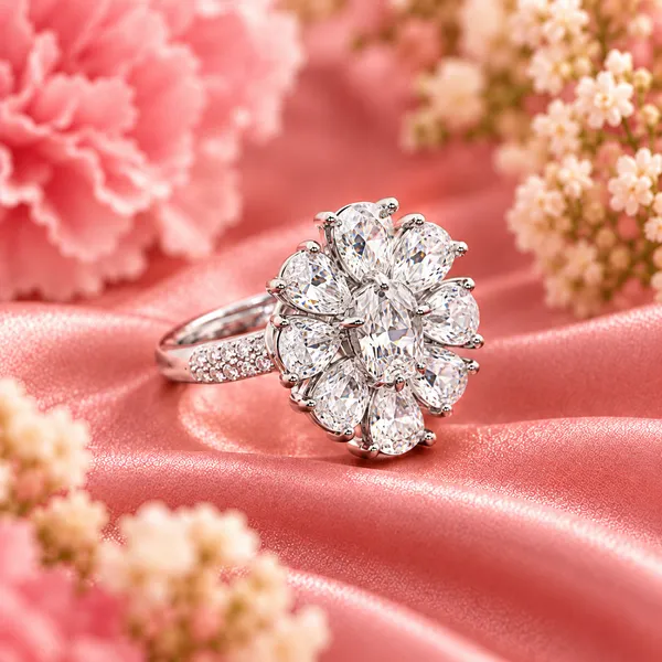 Floral_Cluster_Ring_–_Pear-Shaped_Petals_with_Pavé_Band,_Statement_Ring_for_Women