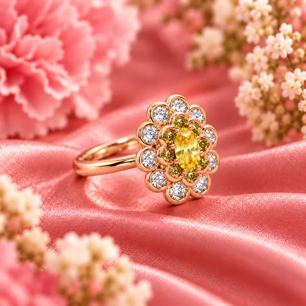 Yellow_Oval_CZ_Flower_Ring_–_Floral_Halo_in_Rose_Gold_Tone_Stainless_Steel