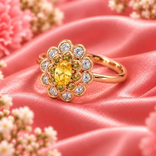 Yellow_Oval_CZ_Flower_Ring_–_Floral_Halo_in_Rose_Gold_Tone_Stainless_Steel