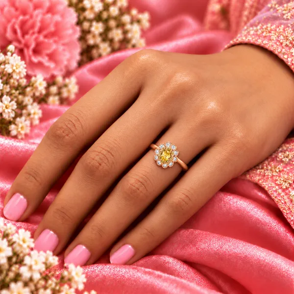 Yellow_Oval_CZ_Flower_Ring_–_Floral_Halo_in_Rose_Gold_Tone_Stainless_Steel