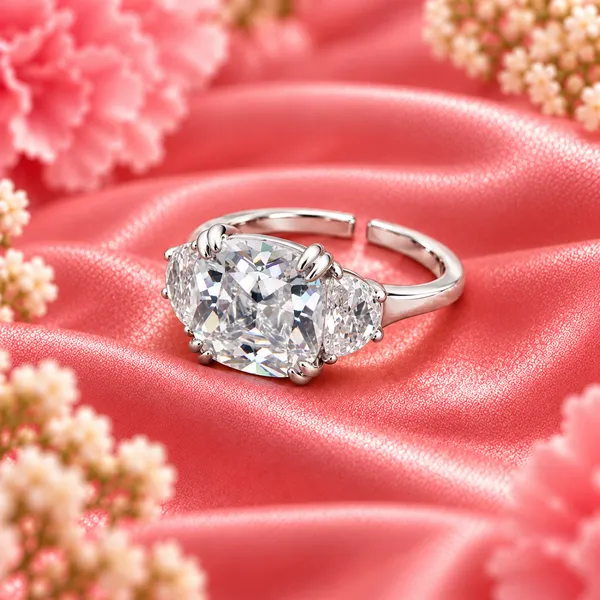 Elegant_Silver-Tone_Heart-Cut_Pink_Crystal_Ring_for_Women