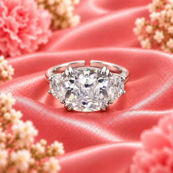 Elegant_Silver-Tone_Heart-Cut_Pink_Crystal_Ring_for_Women