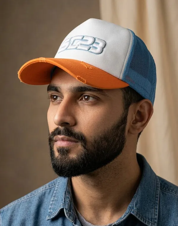 Velocity_Orange_Blue_Cap