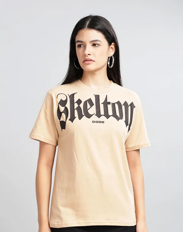 Barbaric_Crew_Neck_Tee_Beige_Unisex