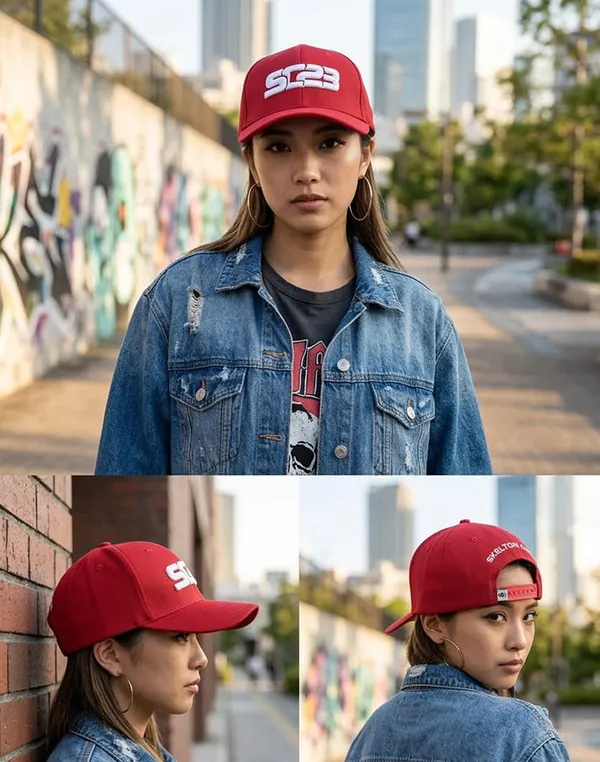 Radiance_Hip_Hop_Cap_Fire_Red