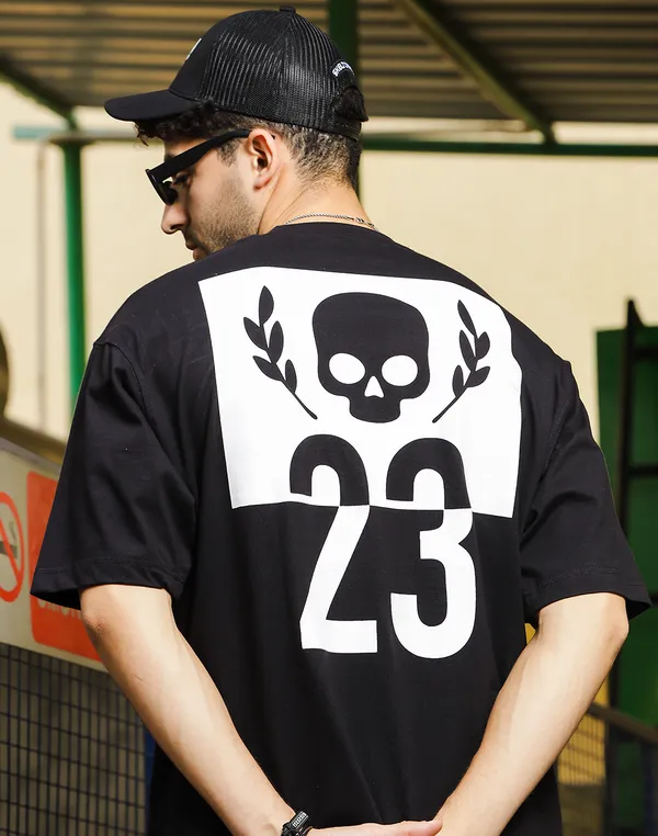 Logo_23_Crew_Neck_Tee_Black_Unisex