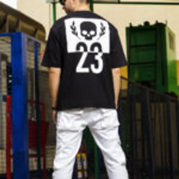 Logo_23_Crew_Neck_Tee_Black_Unisex