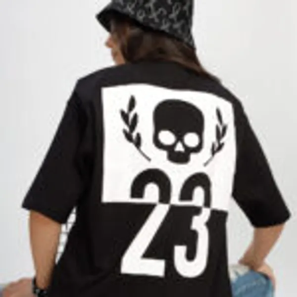 Logo_23_Crew_Neck_Tee_Black_Unisex