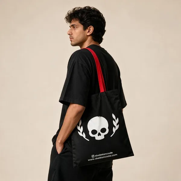 Black_Skull_Graphic_Tote_Bag_For_Unisex