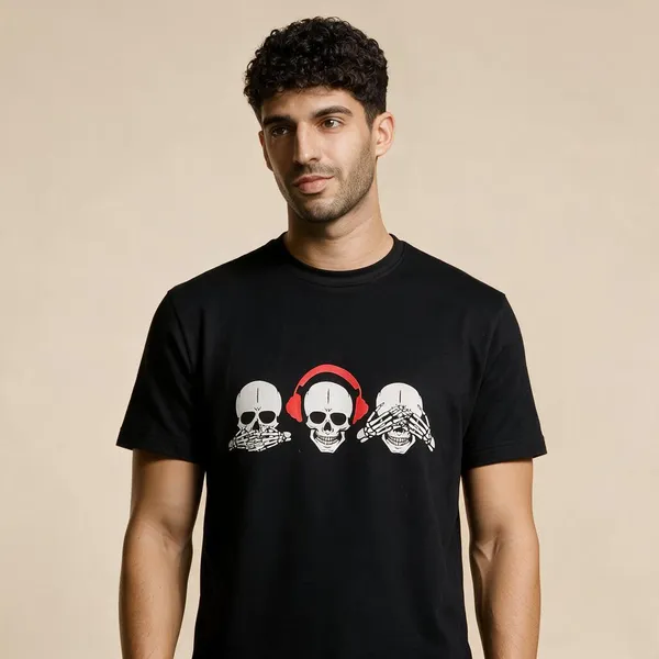 Black_Cotton_Slim_Fit_Graphic_T-Shirt_For_Unisex