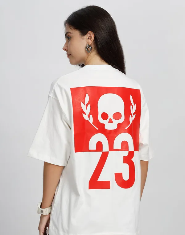 Logo_23_Crew_Neck_Tee_White_Unisex