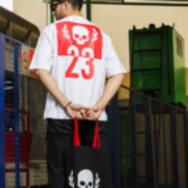 Logo_23_Crew_Neck_Tee_White_Unisex