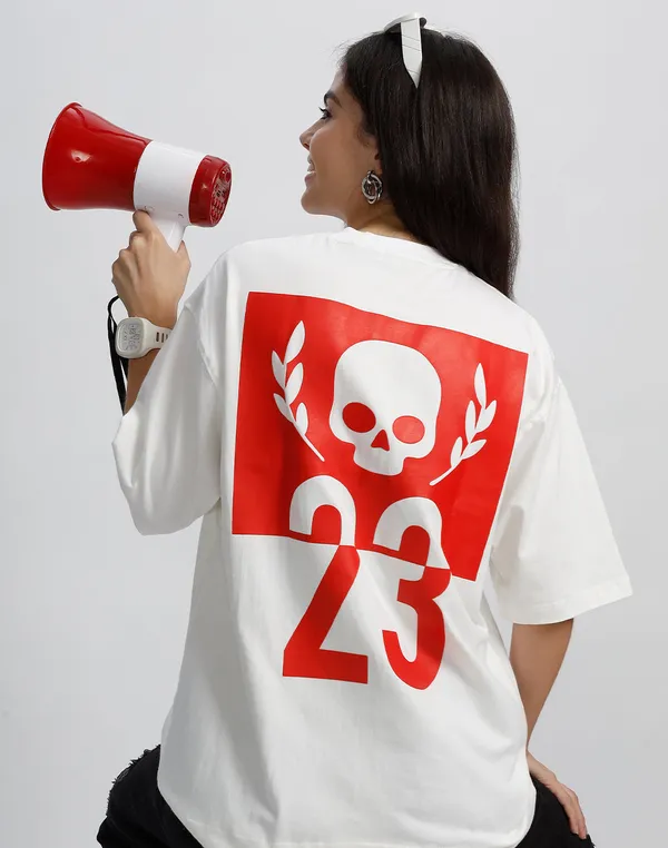 Logo_23_Crew_Neck_Tee_White_Unisex