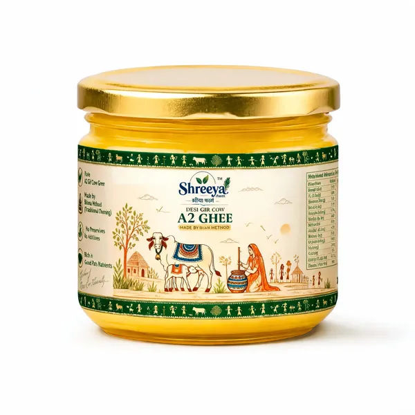 Shreeya_Farm_Desi_Gir_Cow_A2_Ghee_250_Ml