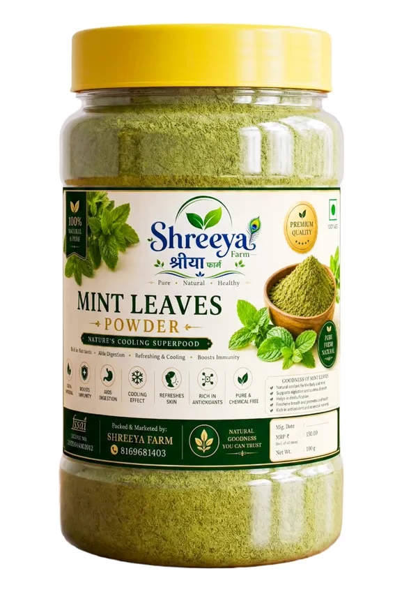 Shreeya_Farm_Mint_Leaves_Powder_100_G