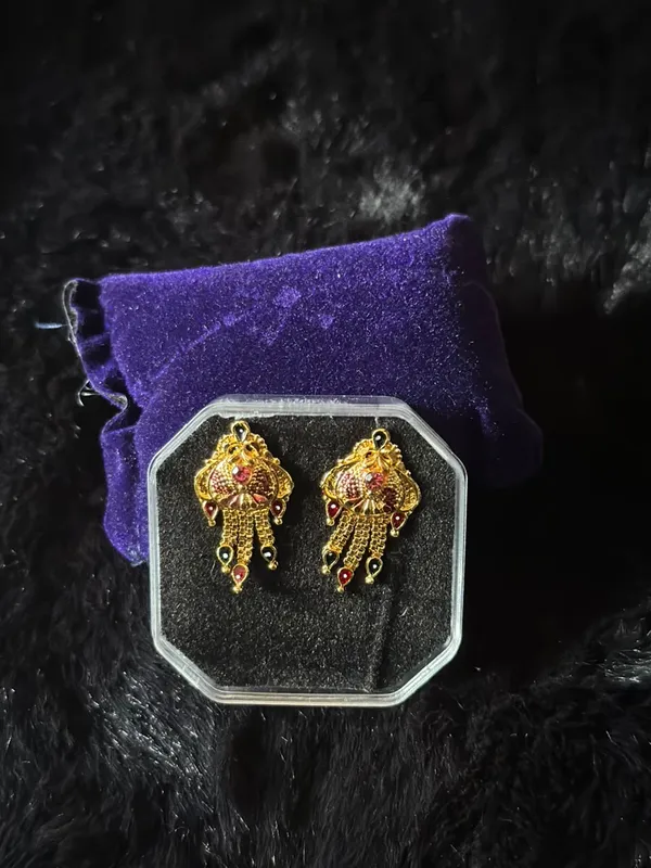 Gold_Tone_Ornate_Dangle_Earrings_for_Women