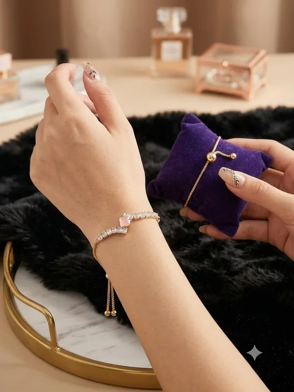 Gold-Tone_Stone-Studded_Bracelet_for_Women