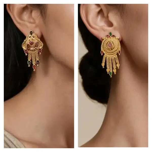 Gold_Tone_Copper_Earrings_For_Women_Pack_Of_2