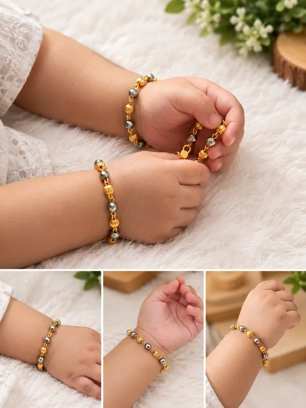 Gold_Tone_And_Silver_Tone_Beaded_Bracelet_Set_for_Babies