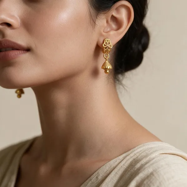 Gold_Tone_Copper_Floral_Jhumka_Earrings_For_Women