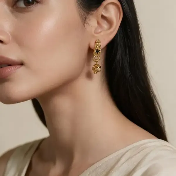 Gold_Tone_Copper_Drop_Earrings_Duo