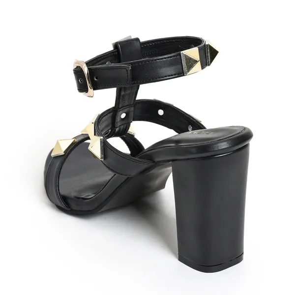 Black_Studded_Block_Heel_Sandals_For_Women