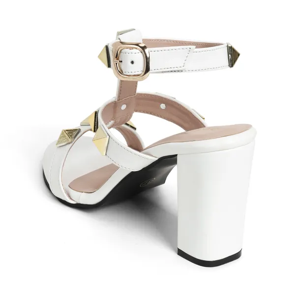 White_Studded_Block_Heel_Sandals_For_Women