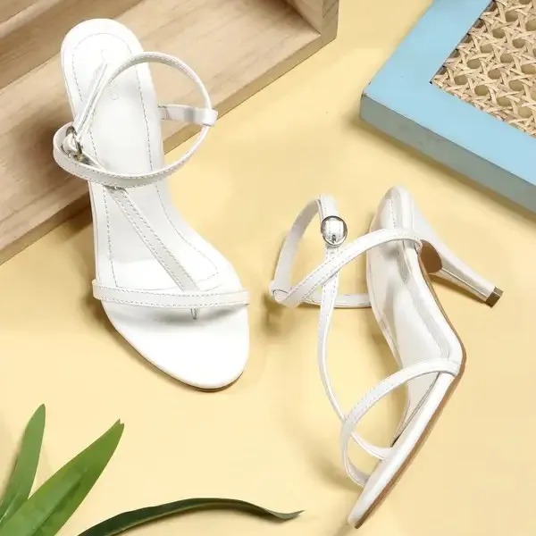 White_Strappy_Heeled_Sandals_For_Women