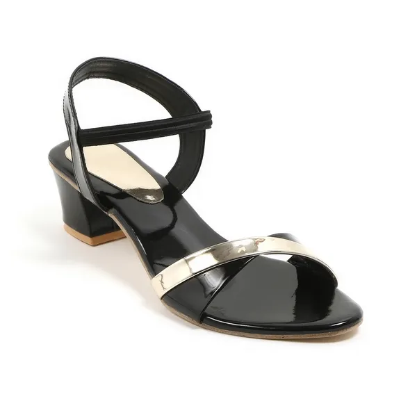 Black_Synthetic_Block_Heel_Sandals_For_Women