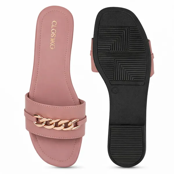 Pink_Synthetic_Flat_Sandals_For_Women
