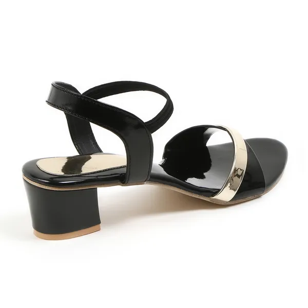 Black_Synthetic_Block_Heel_Sandals_For_Women