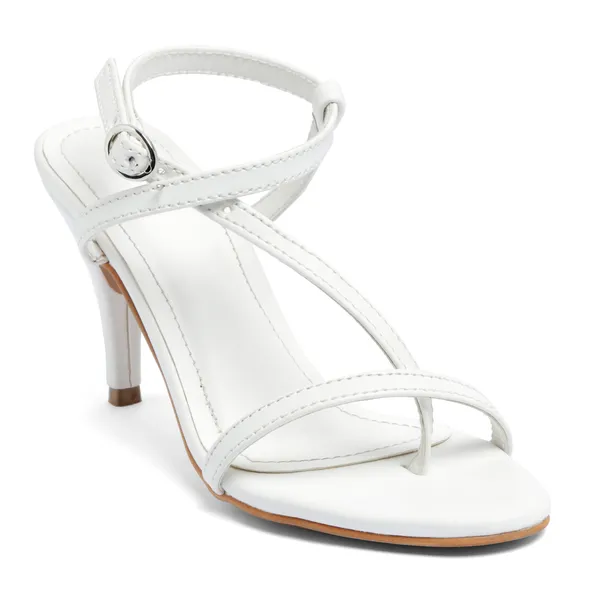 White_Strappy_Heeled_Sandals_For_Women