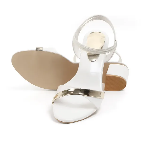 White_Block_Heel_Sandals_For_Women
